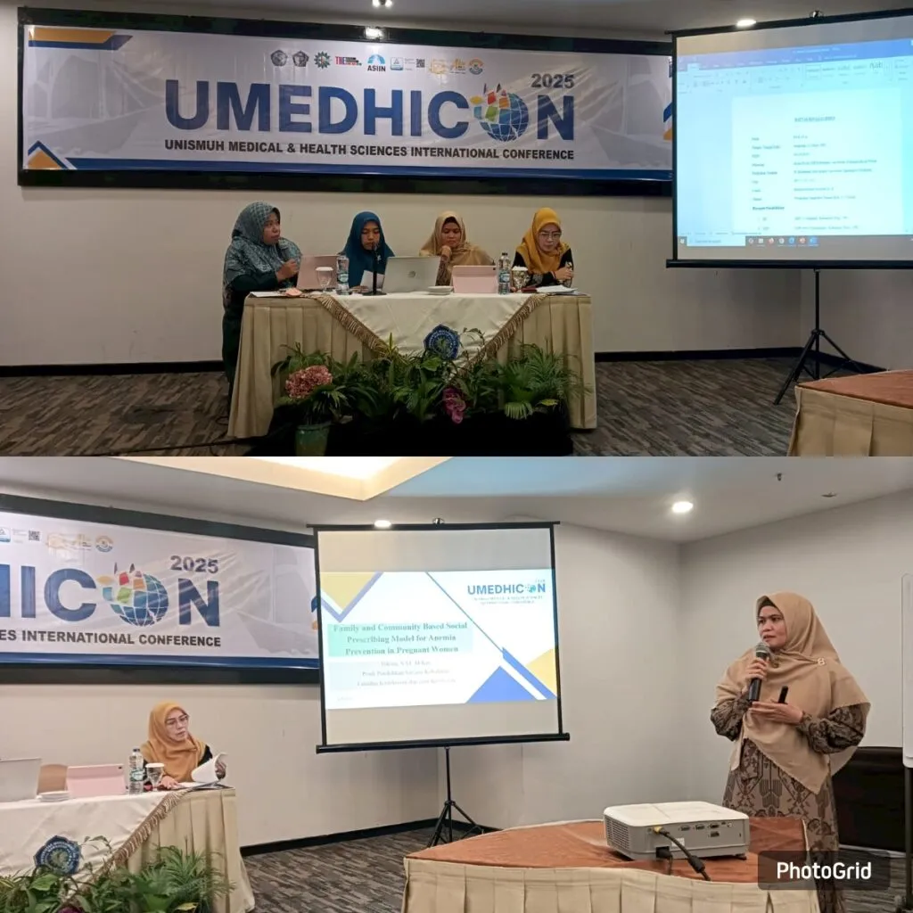 Unismuh Medical and Health Science International Conference (UMEDHICON) 2025 yang diselenggarakan oleh Fakultas Kedokteran dan Ilmu Kesehatan Universitas Muhammadiyah Makassar.