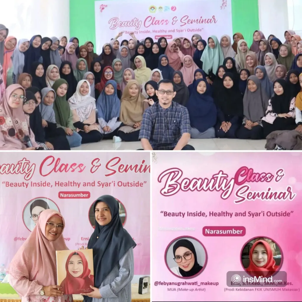 Beauty Class dan Seminar bertajuk Beauty Inside, Healthy and Syari Outside