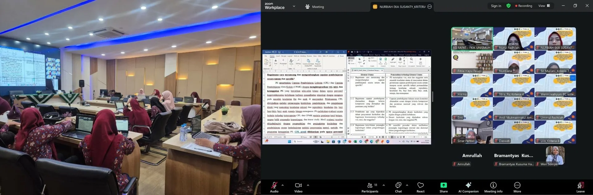Menata Mutu Sejak Awal: Nurturing LED Kriteria 1 dan 2 Akreditasi Prodi Sarjana Kebidanan dan Pendidikan Profesi Bidan FKIK Unismuh Makassar
